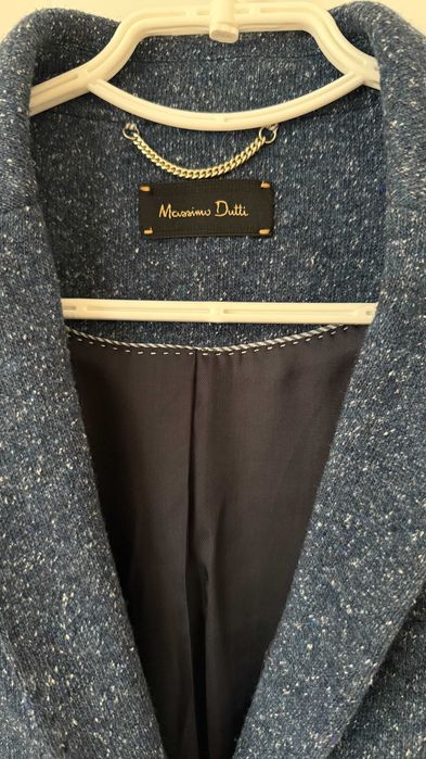 Твідовий жакет меланжевий трикотаж Массімо Дуті