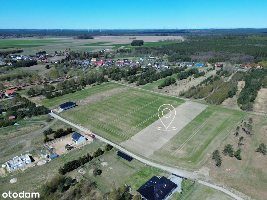 Regularna działka 988 m² wśród nowych domów