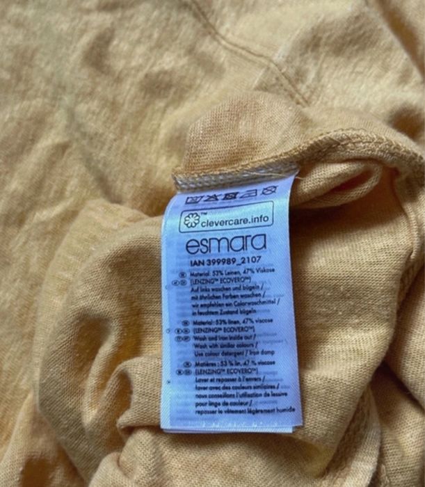 Sukienka damska midi / len i wiskoza / nowa z metką r. 38-40