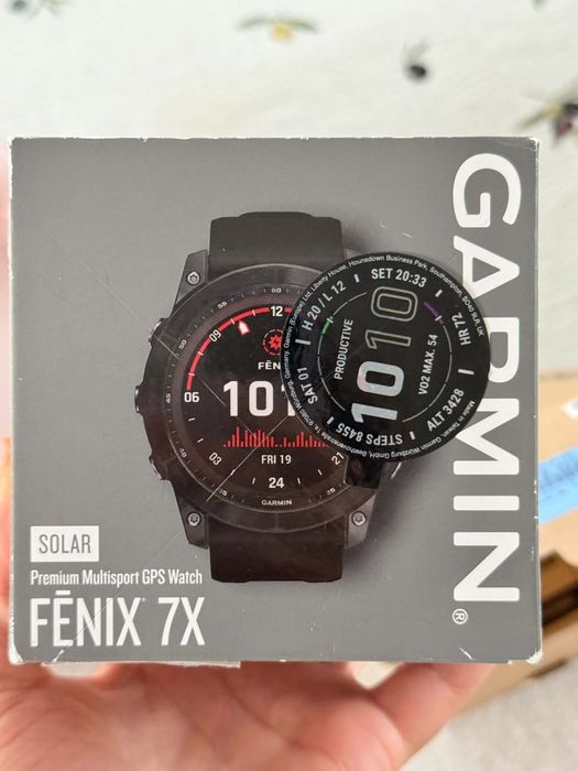 Nowy zegarek Garmin Fenix 7x solar, 2 lata gwarancji po wymianie