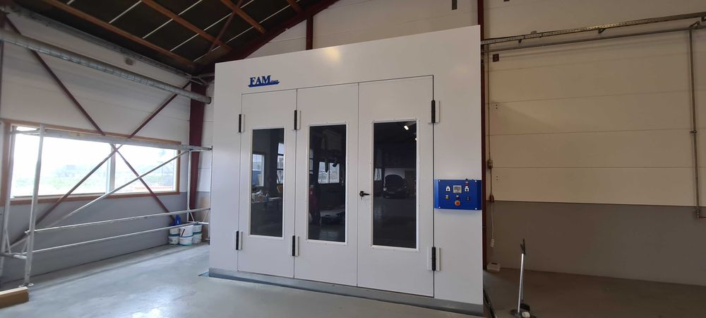 Kabina komora lakiernicza FAM ITALY Włoska precyzja,  wydajność.