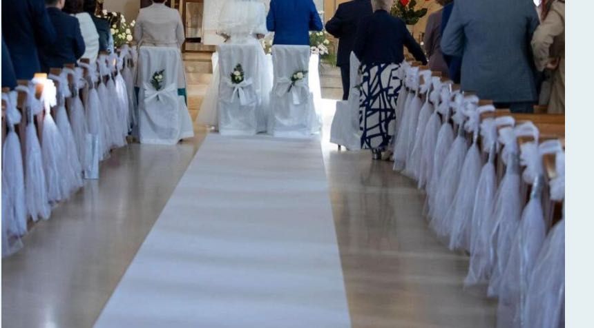Dekoracje ślubne Kościół oryginalne 19 sztuk