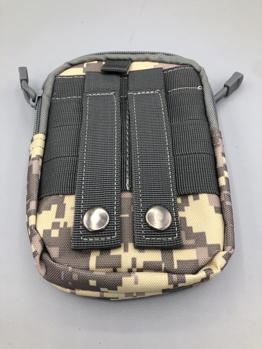 Taktyczna saszetka MOLLE – zielona, podwójna kieszeń