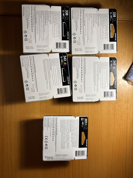 Tinteiros HP  434/338/301