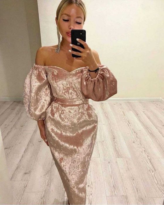 Плаття (Мармуровий велюр)