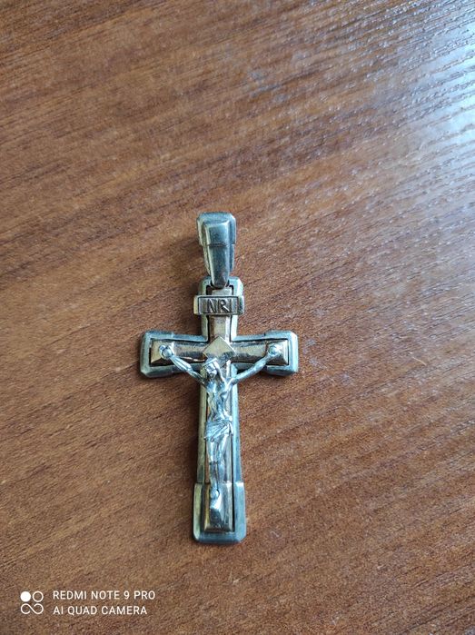 срібний хрестий 14г