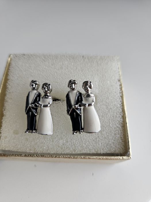 Spinki ślubne do mankietów