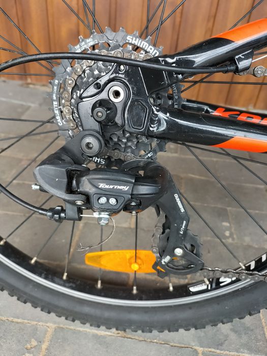 Rower górski KELLYS 21 biegów Shimano, amortyzator, błotniki – gotowy