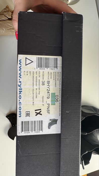 Skórzane botki Ryłko