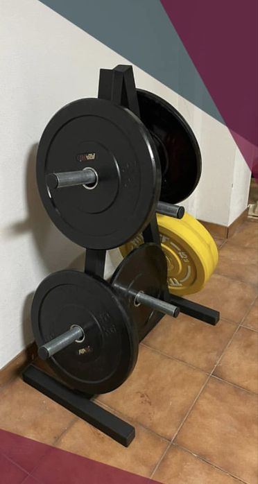 Suportes de discos e barras