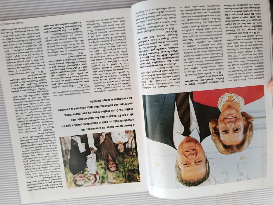 Revista HOMEM Magazine (Mário Soares) 1990