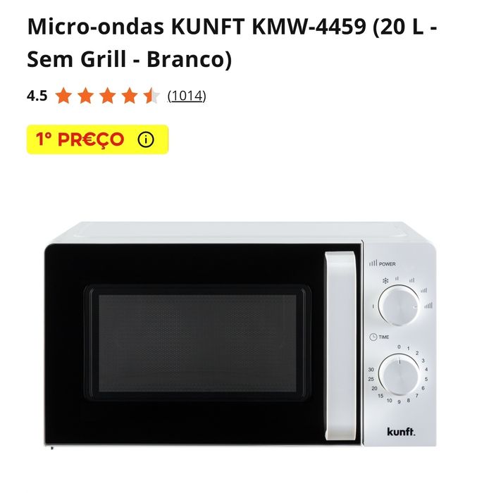 Microondas novo ler anúncio