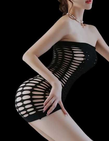 A017 sexy koszulka nocna bielizna erotyczna sukienka XS/S/M