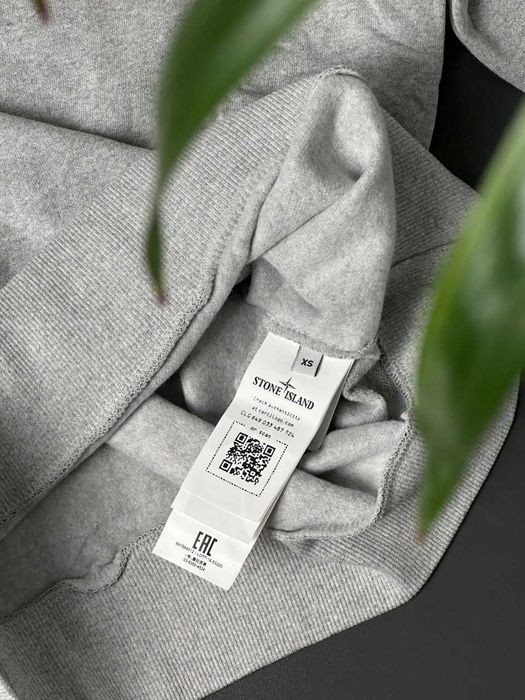 Новое Худи Stone Island Серое (XS S M L XL XXL)