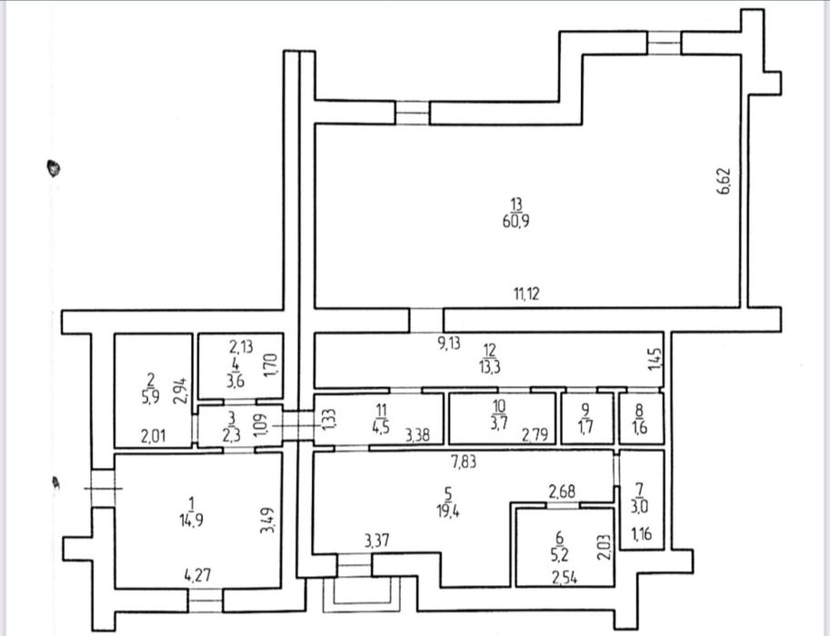 Приміщення комерційного призначення! Цокольне! Площа 140 м. кв.