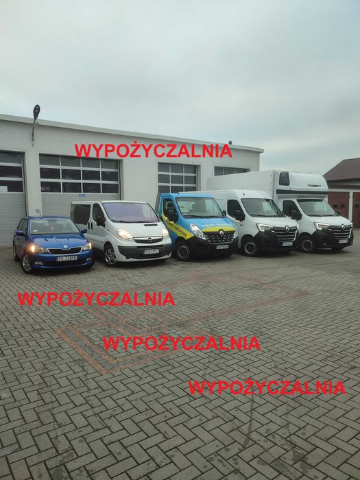 Wypożyczalnia wynajem aut busa busów plandek plandeka