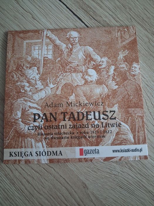Płyta CD Adam Mickiewicz Pan Tadeusz Księga 7