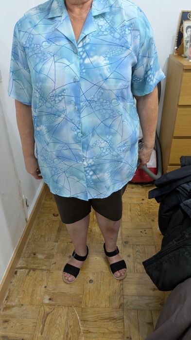 Camisa manga curta mulher