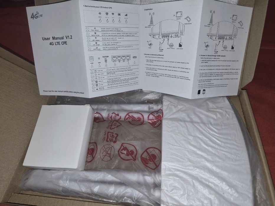 Router Modem 4G LTE WIFI 300 mb/s na RJ45 oraz Kartę Sim