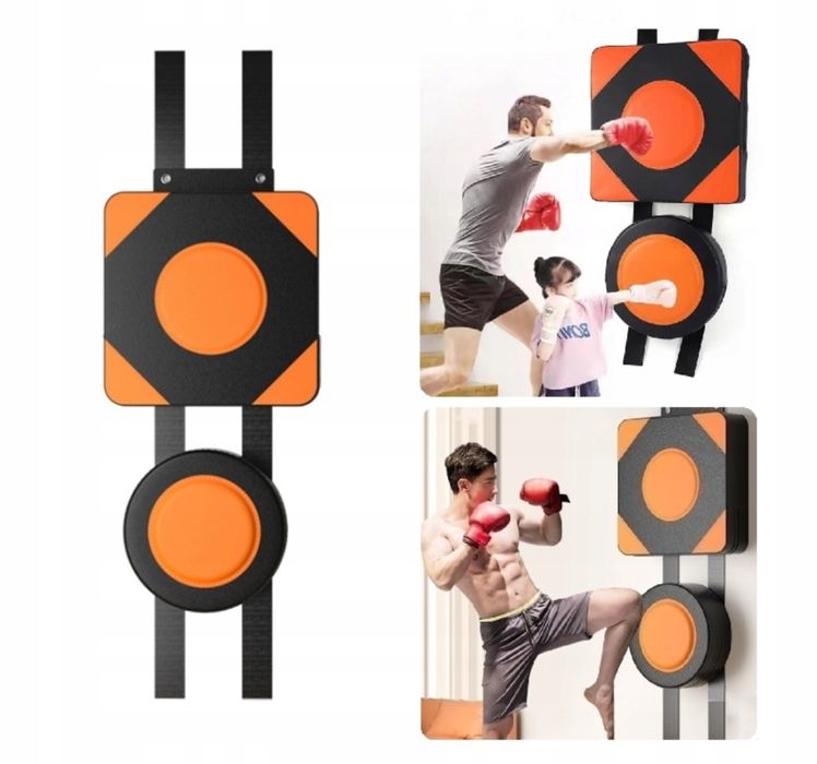 Tarcza Mata Bokserska Treningowa na Ścianę Worek Bokserski 2 Tarcze