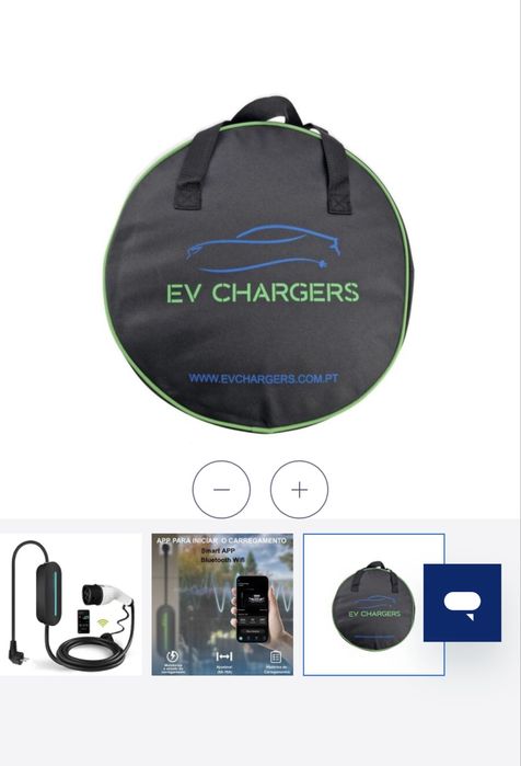 Carregador portatil para Veiculo Elétrico/Hibrido