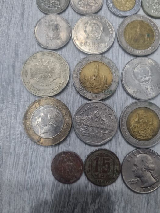 Монеты разные старые