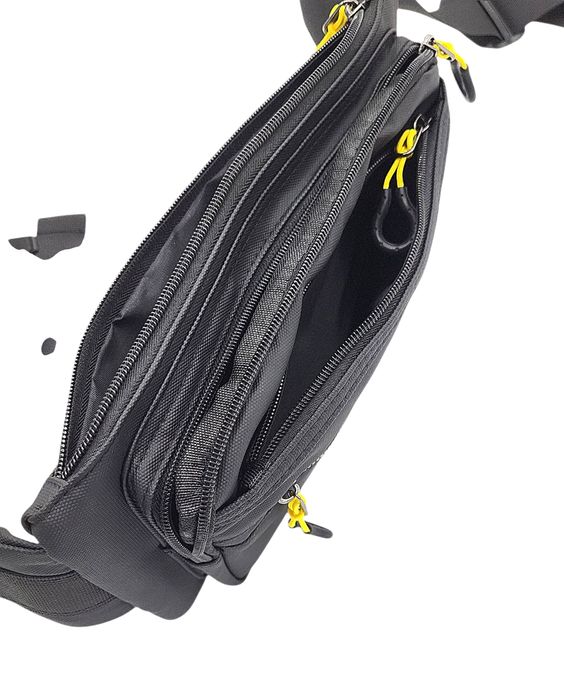 Saszetka męska nerka biodrówka czarna CAVALLI