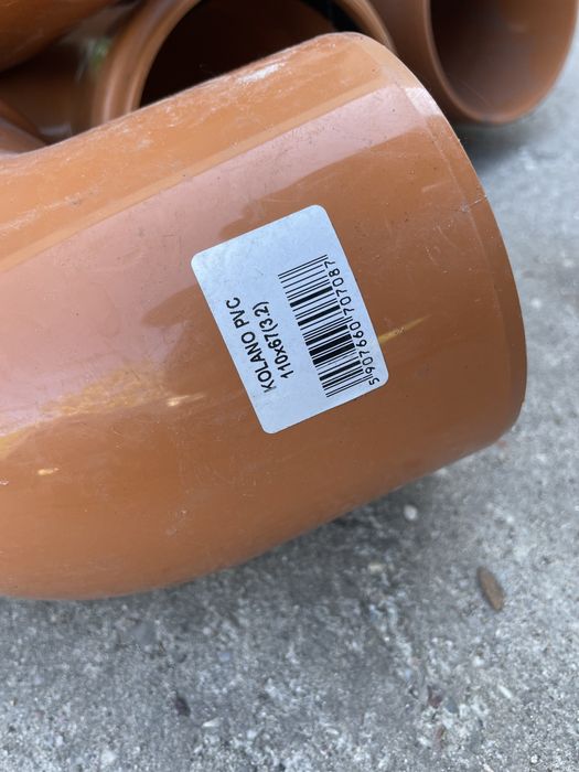 Kształtki kanalizacji zewnętrznej 110mm - 28sztuk