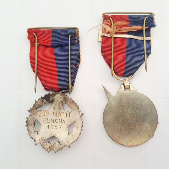 Medalhas IV Campeonato de Portugal Funchal 1957 Moth Class