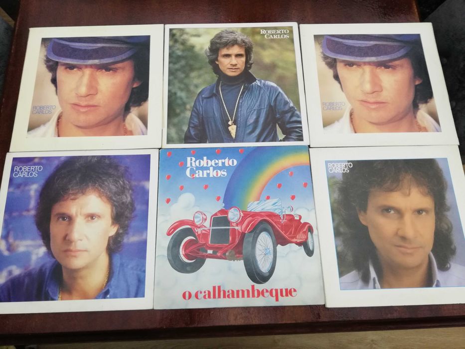 Vendo seis discos vinil do Roberto Carlos por 40 euros