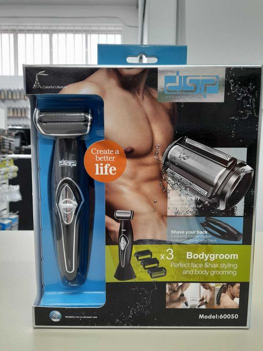 Barbeador Recarregável com Haste Articulada Novos