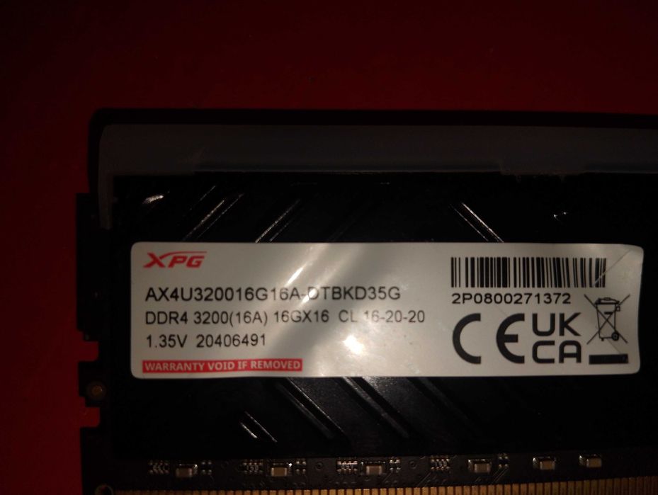 DDR4 32 GB ram XPG RGB