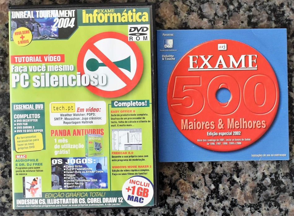 Exame Informática (3 Guias Práticos; 7 Revistas; 9 CD's/DVD's)