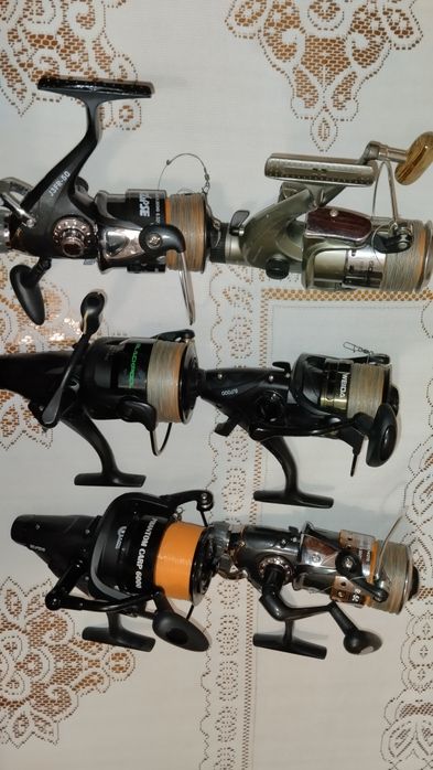 Риболовні катушки