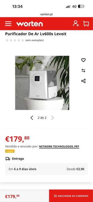 Humidificador/Purificador De Ar Lv600s Levoit quarto bebe