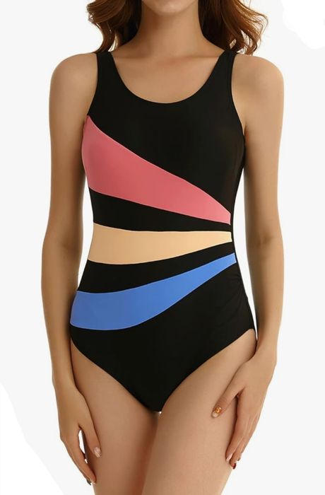 Amerzam Jednoczęściowy Tankini Kostium kąpielowy roz M