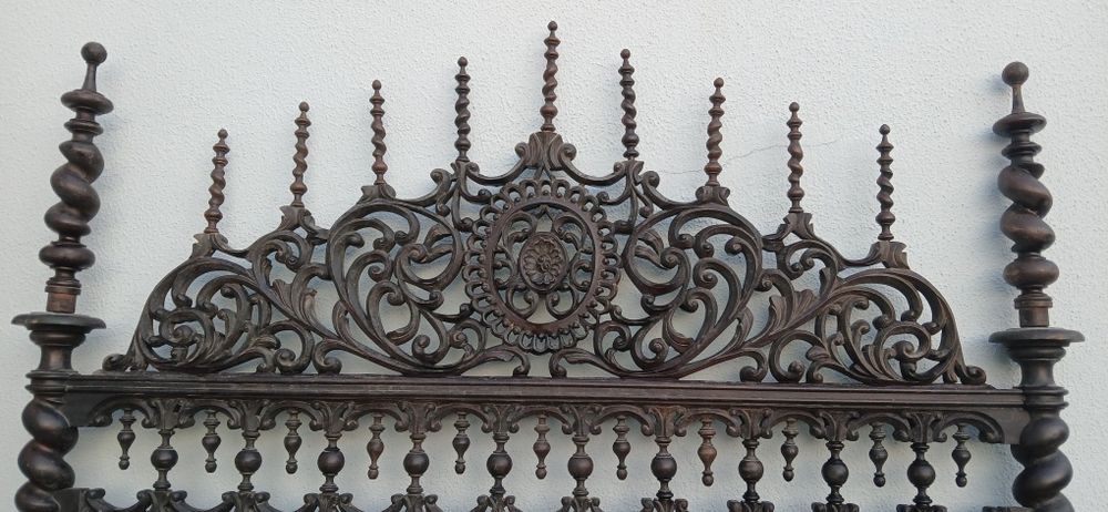 Cama de casal de bilros