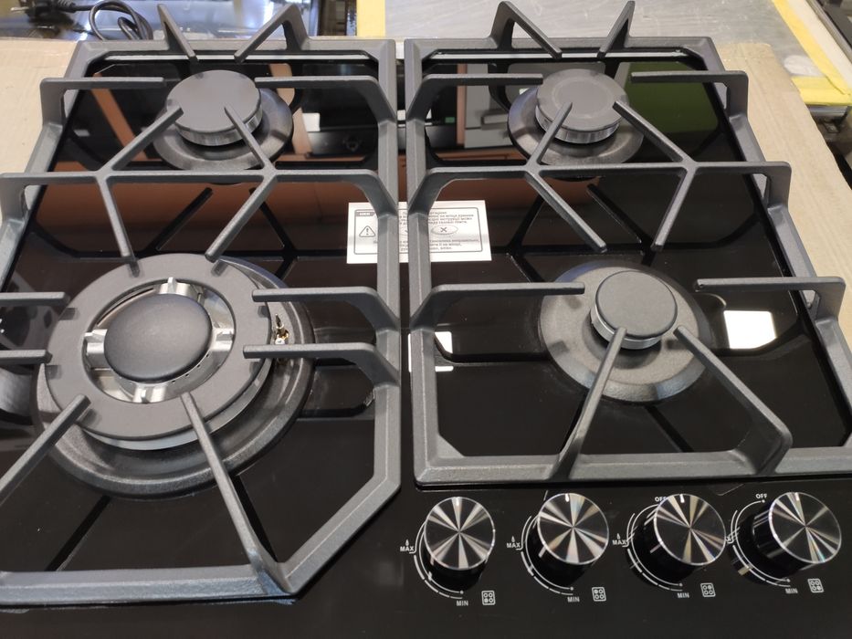 Акция!!! Поверхность газовая варочная GRUNHELM GHGW 0434 MB WOK Турбо