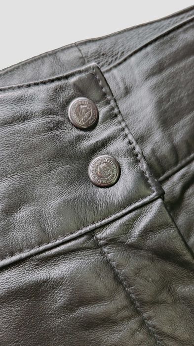 Rhythms _ Quality Leather _ 100% _ Biker_ Spodnie skórzane