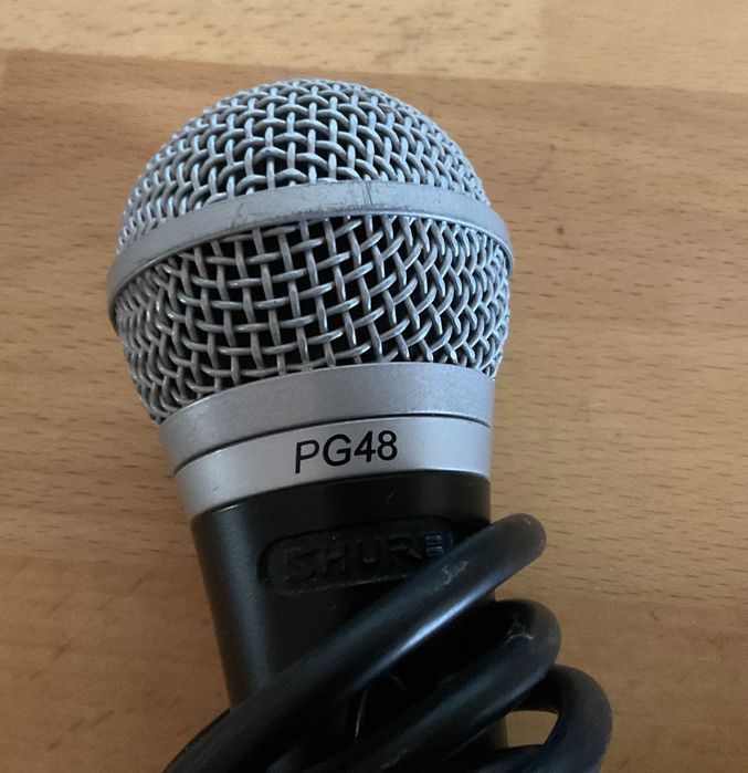 Мікрофон shure pg 48 з кабелем