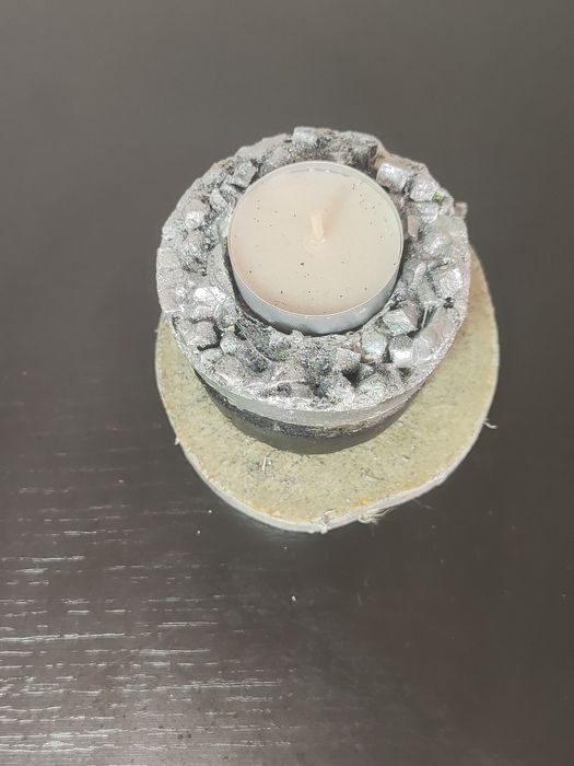 Vela com textura Vulcânica