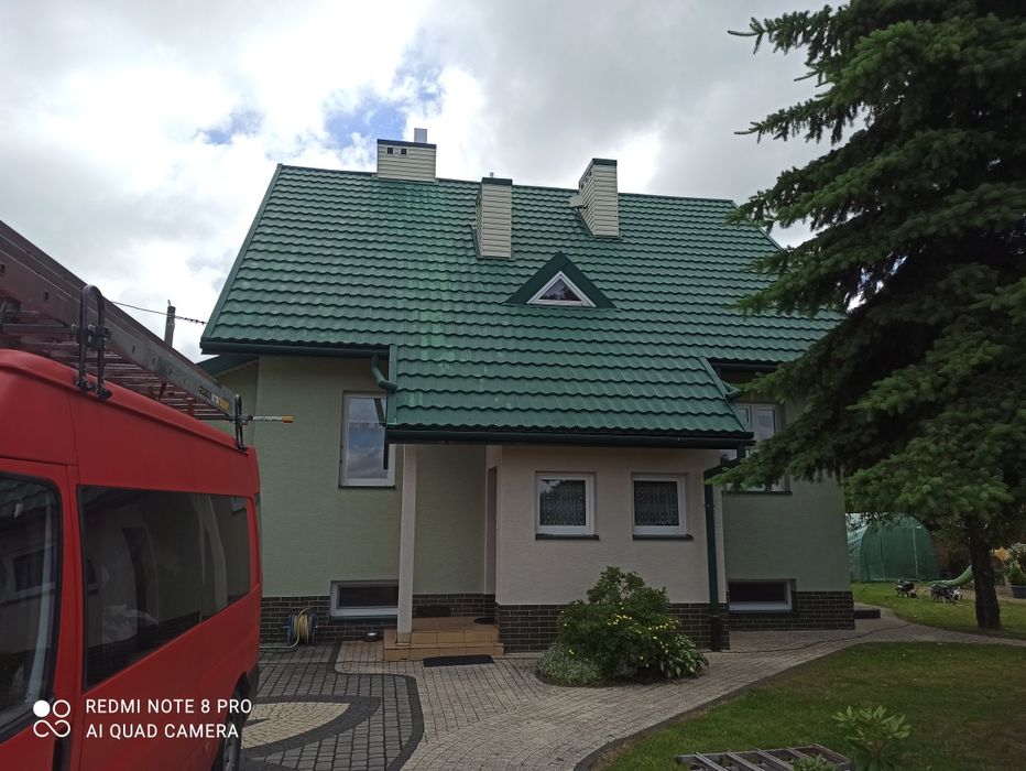 Malowanie dachów i elewacji