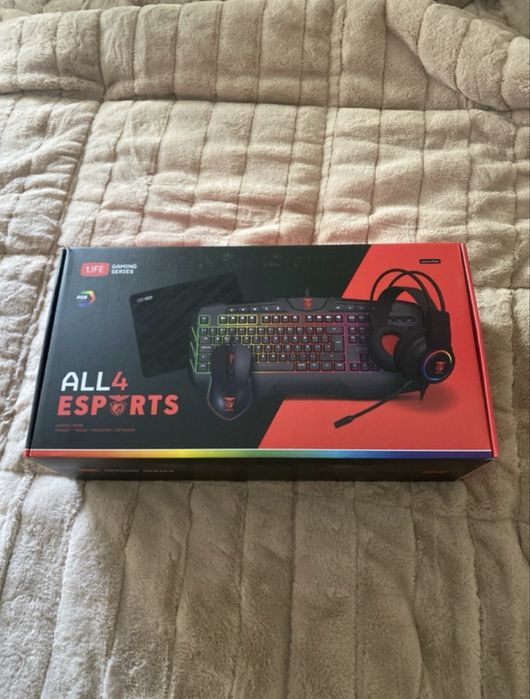 Conjunto Gaming Benfica ESports RGB
