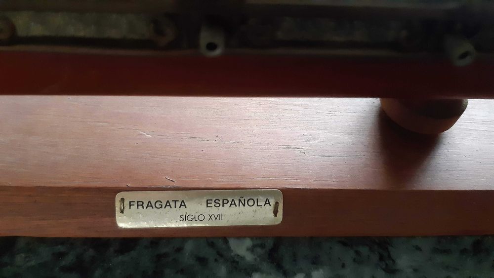 Maquete de fragata Espanhola século XVII