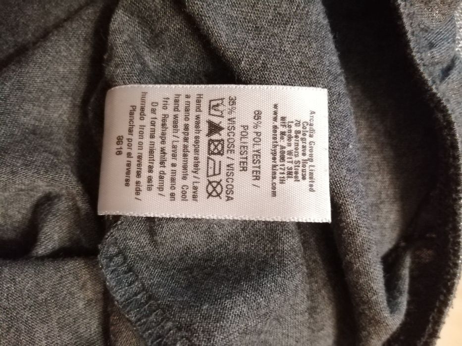 Tunika w metaliczne listki, 36