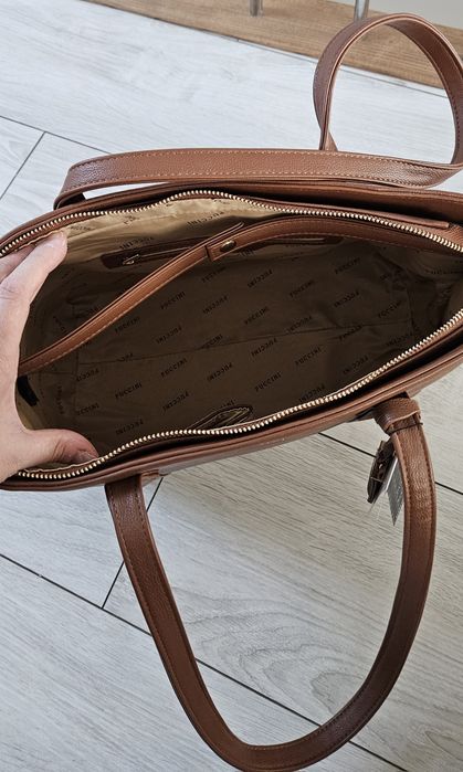 Puccini duża torba shopper brąz