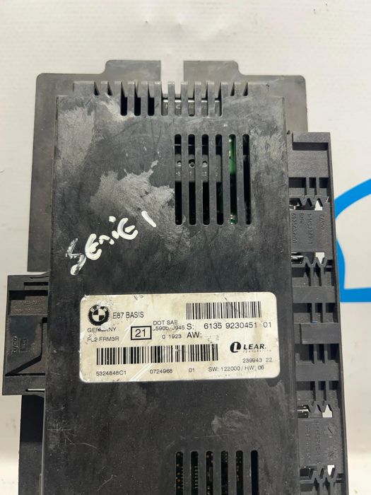 Centralina Original Modulo FRM Serie 1 E87 5 Portas Basis Lear BMW