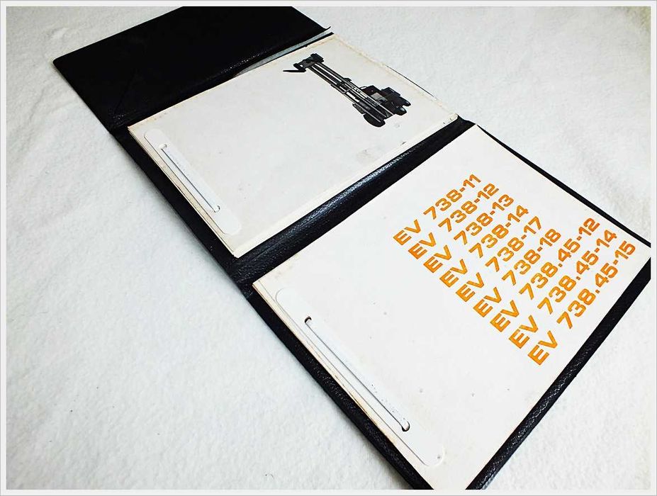 Książka - Katalog części wózek widłowy EV738 Balkancar Bułgar j.polski