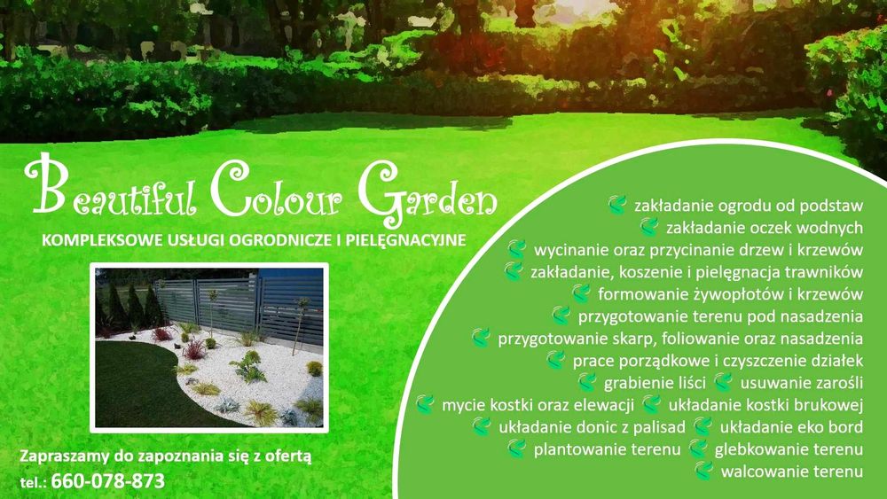 Usługi ogrodnicze i brukarskie