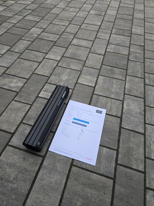 Bateria Akumulator BOSCH POWERTUBE 500Wh pionowa 38 cykli 90% sprawnoś